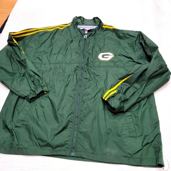 Greenbay Packers windbreaker.  Men's size XL. Full zip. - Picture 1 of 5